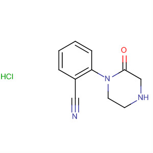 2-(2-Oxo-1-piperazinyl)benzonitrile hydrochloride Structure,819813-98-4Structure