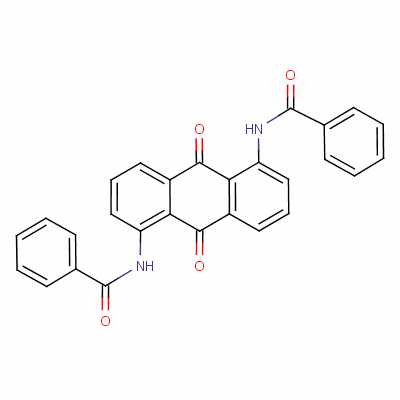 1,5-Dibenzamidoanthraquinone Structure,82-18-8Structure