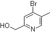 4-Bromo-5-methyl-2-pyridinemethanol Structure,820224-83-7Structure