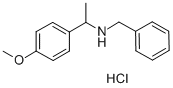 Benzyl-[1-(4-methoxyphenyl)ethyl]amine hydrochloride Structure,820245-51-0Structure