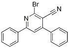 3-Pyridinecarbonitrile,2-bromo-4,6-diphenyl- Structure,82127-26-2Structure