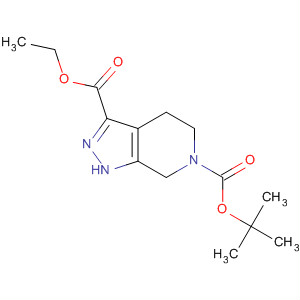 6-Tert-butyl 3-ethyl 4,5-dihydro-1h-pyrazolo[3,4-c]pyridine-3,6(7h)-dicarboxylate Structure,821785-75-5Structure