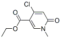 4-Chloro-1-methyl-6-oxo-1,6-dihydro-pyridine-3-carboxylic acid ethyl ester Structure,821791-58-6Structure