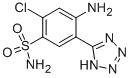 4-Amino-2-Chloro-5(1H-Tetrazol-5-Yl)Benzenesulfonamide Structure,82212-14-4Structure