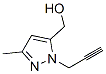 1H-pyrazole-5-methanol, 3-methyl-1-(2-propynyl)-(9ci) Structure,82235-71-0Structure