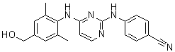 4-(4-(4-(Hydroxymethyl)-2,6-dimethylphenylamino)pyrimidin-2-ylamino)benzonitrile Structure,823786-21-6Structure