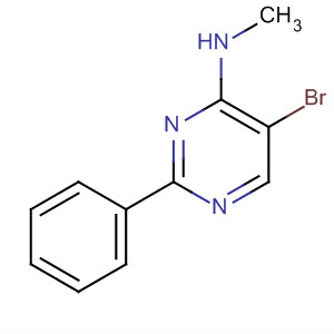 5-Bromo-n-methyl-2-phenylpyrimidin-4-amine Structure,823796-09-4Structure