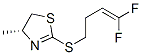 Thiazole, 2-[(4,4-difluoro-3-butenyl)thio]-4,5-dihydro-4-methyl-, (4r)- (9ci) Structure,824391-26-6Structure