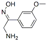 2-Amino-1-(3-methoxy-phenyl)-ethanone oxime Structure,82585-38-4Structure