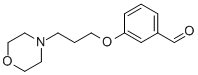 3-[3-(4-Morpholinyl)propoxy]benzaldehyde Structure,82625-44-3Structure