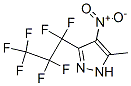 3-Heptafluoropropyl-5-methyl-4-nitropyrazole Structure,82633-69-0Structure