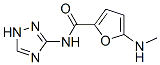 2-Furancarboxamide, 5-(methylamino)-n-1h-1,2,4-triazol-3-yl-(9ci) Structure,826991-26-8Structure