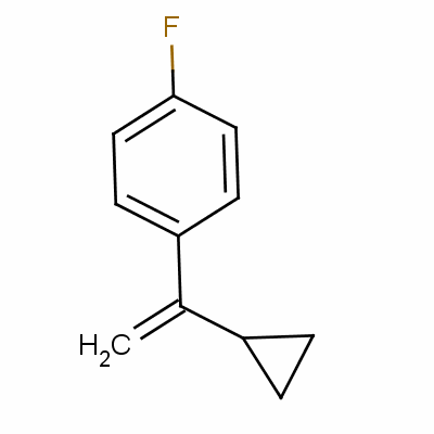 Benzene,1-(1-cyclopropylethenyl)-4-fluoro- Structure,827-87-2Structure