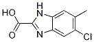 6-Chloro-5-methyl-1h-benzimidazole-2-carboxylic acid Structure,827042-63-7Structure