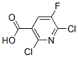 2,6-Dichloro-5-fluoropyridine-3-carboxylic acid Structure,8271-06-5Structure