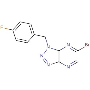 6-Bromo-1-(4-fluorobenzyl)-1h-[1,2,3]triazolo[4,5-b]pyrazine Structure,827602-61-9Structure