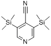 3,5-Bis(trimethylsilyl)pyridine-4-carbonitrile Structure,827616-49-9Structure