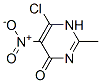 2-Methyl-6-chloro-5-nitro-4(1h)-pyrimidinone Structure,82779-50-8Structure