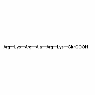 Arg-lys-arg-ala-arg-lys-glu Structure,82801-73-8Structure