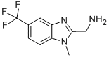 [1-Methyl-5-(trifluoromethyl)-1H-benzimidazol-2-yl]methylamine Structure,828241-99-2Structure