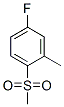 4-Fluoro-2-methyl-1-(methylsulphonyl)benzene Structure,828270-62-8Structure