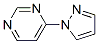 Pyrimidine, 4-(1h-pyrazol-1-yl)- (9ci) Structure,82892-95-3Structure