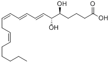 (5S,6s)-dihydroxy-(7e,9e,11z,14z)-eicosatetraenoic acid Structure,82948-88-7Structure