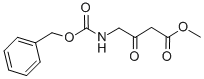 3-Oxo-4-[[(phenylmethoxy)carbonyl]amino]butanoic acid methyl ester Structure,82961-77-1Structure