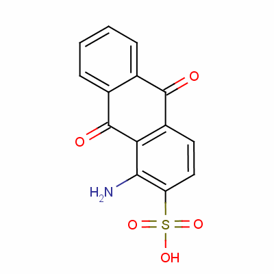 1-Amino-9,10-dihydro-9,10-dioxoanthracene-2-sulphonic acid Structure,83-62-5Structure