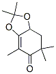 1,3-Benzodioxol-5(6H)-one, 7,7a-dihydro-2,2,4,6,6-pentamethyl- Structure,83020-74-0Structure