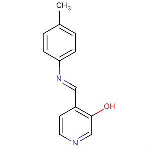 4-{(E)-[(4-methylphenyl)imino]methyl}-3-pyridinol Structure,830317-02-7Structure