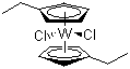 Bis(ethylcyclopentadienyl)tungsten dichloride Structure,83136-76-9Structure