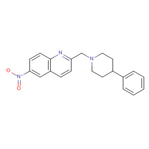 6-Nitro-2-[(4-phenyl-1-piperidinyl)methyl]quinoline Structure,832101-96-9Structure