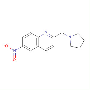 6-Nitro-2-(1-pyrrolidinylmethyl)quinoline Structure,832102-34-8Structure