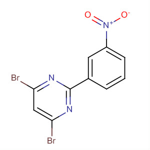 4,6-Dibromo-2-(3-nitrophenyl)pyrimidine Structure,83217-57-6Structure