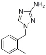 1-(2-Methylbenzyl)-1H-1,2,4-triazol-3-amine Structure,832740-49-5Structure