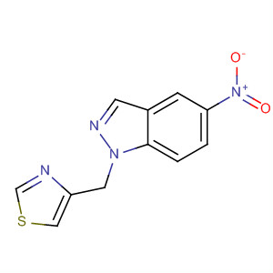 5-Nitro-1-(4-thiazolylmethyl)-1h-indazole Structure,833474-36-5Structure