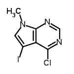 4-Chloro-5-iodo-7-methyl-7h-pyrrolo[2,3-d]pyrimidine Structure,833481-37-1Structure