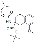 2-Naphthalenecarboxylic acid, 1,2,3,4-tetrahydro-8-methoxy-2-[[(2-methylpropoxy)carbonyl]amino]-, 1,1-dimethylethyl ester Structure,833489-37-5Structure