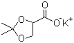 Potassium 2,2-dimethyl-1,3-dioxolane-4-carboxylate Structure,83400-91-3Structure