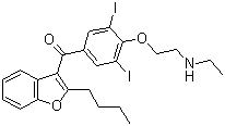 Desethylamiodarone Structure,83409-32-9Structure