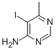 5-Iodo-6-methyl-4-pyrimidinamine Structure,83410-18-8Structure