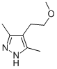 3,5-Dimethyl-4-methoxyethyl-1h-pyrazole Structure,83467-25-8Structure