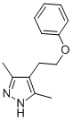 3,5-Dimethyl-4-(2-phenoxyethyl)pyrazole Structure,83467-26-9Structure