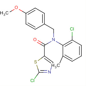 N-(4-methoxybenzyl)-2-chloro-n-(2-chloro-6-methylphenyl)-1,3-thiazole-5-carboxamide Structure,834888-63-0Structure