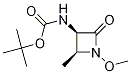 [(2S,3s)-1-methoxy-2-methyl-4-oxo-3-azetidinyl]-carbamic acid 1,1-dimethylethyl ester Structure,83542-13-6Structure