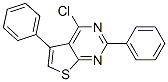 4-Chloro-2,5-diphenylthieno[2,3-d]pyrimidine Structure,83548-63-4Structure