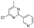 4-Chloro-2-(3-pyridyl)-6-methyl pyrimidine Structure,83551-42-2Structure