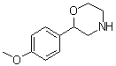 2-(4-Methoxyphenyl)morpholine Structure,83555-74-2Structure