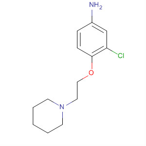 3-Chloro-4-[2-(1-piperidinyl)ethoxy]benzenamine Structure,835633-67-5Structure